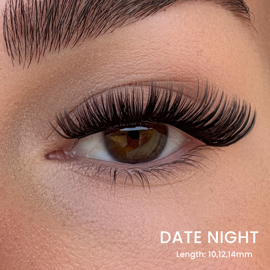 DIY cluster lash extensions lashes