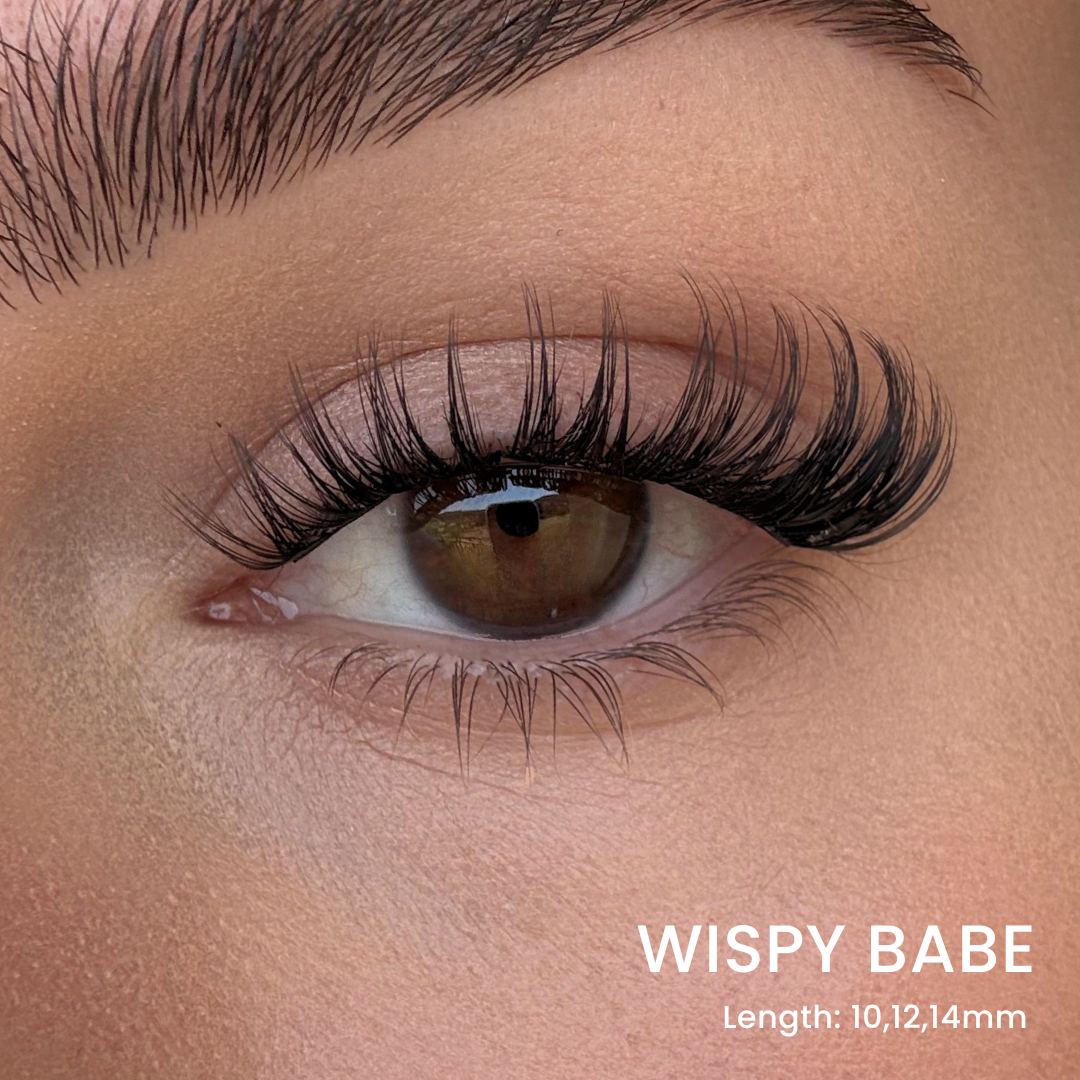 DIY cluster lash extensions lashes