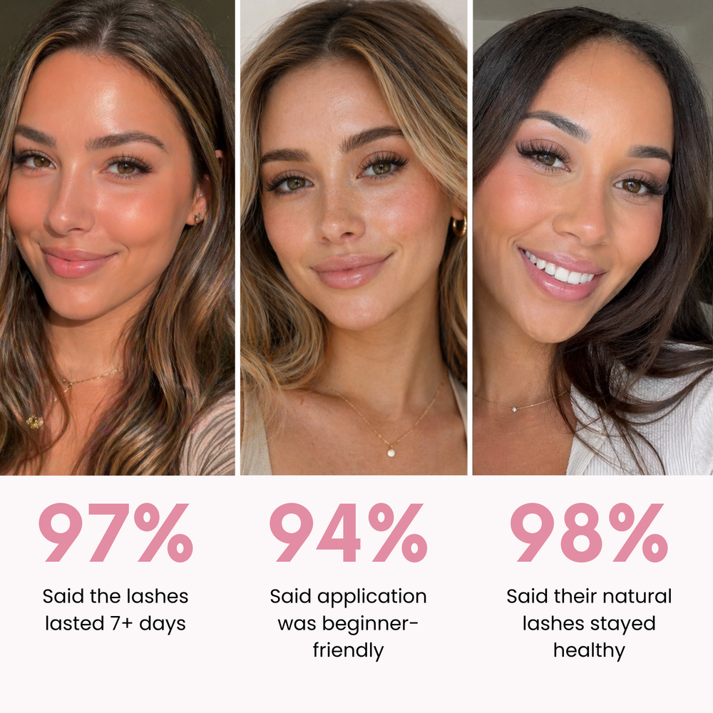 Lash Glow DIY lashes extensions clusters